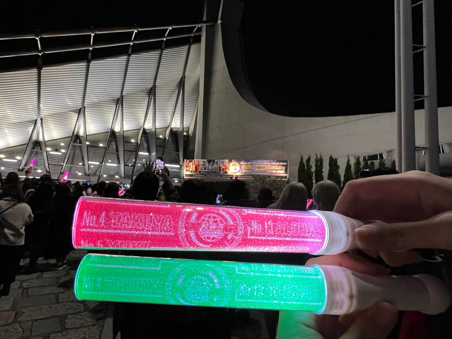 超特急のライブのときに撮影した写真